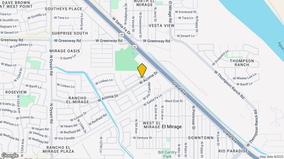 12417 W Mandalay Ln Map and Location Details