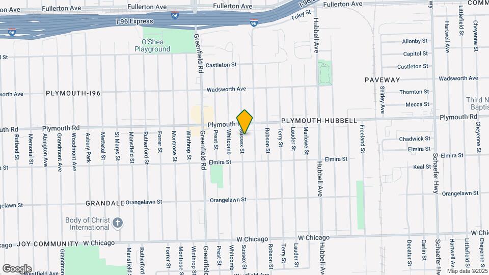 11400 Sussex St Map and Location Details