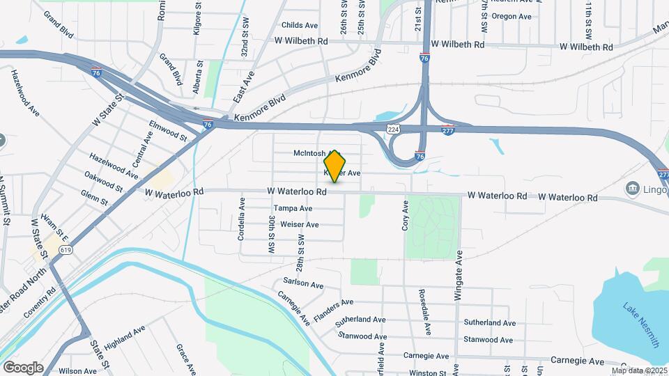1247 W Waterloo Rd Mapa y Detalles de la Ubicación