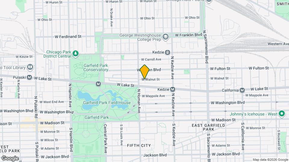 3341 W Walnut St Map and Location Details