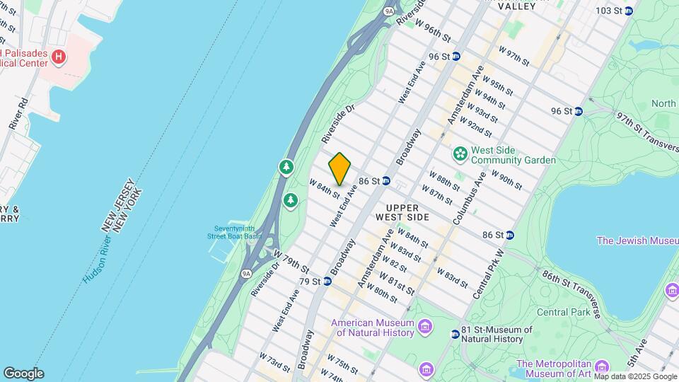 305 W 84th St Map and Location Details