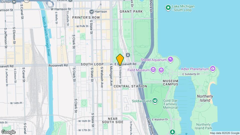 1232 S Indiana Ave Mapa y Detalles de la Ubicación