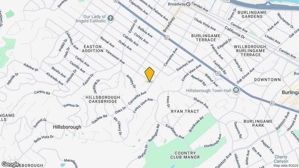 2104 Carmelita Ave Map and Location Details