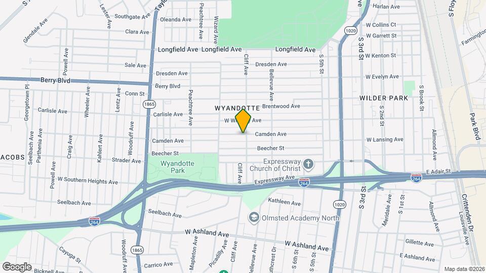 902 Camden Ave Map and Location Details