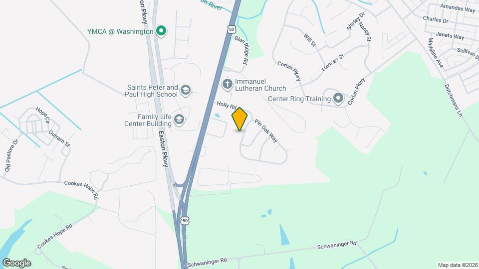 29181 Pin Oak Way Map and Location Details