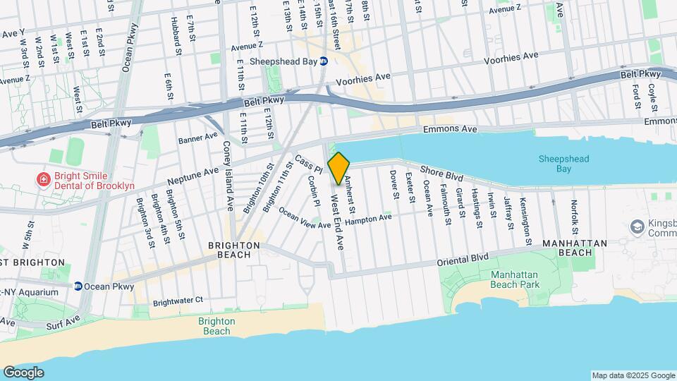 37 W End Ave Mapa y Detalles de la Ubicación