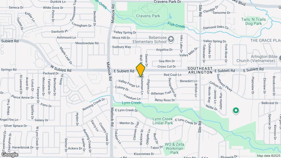 6212 Minuteman Ln Map and Location Details