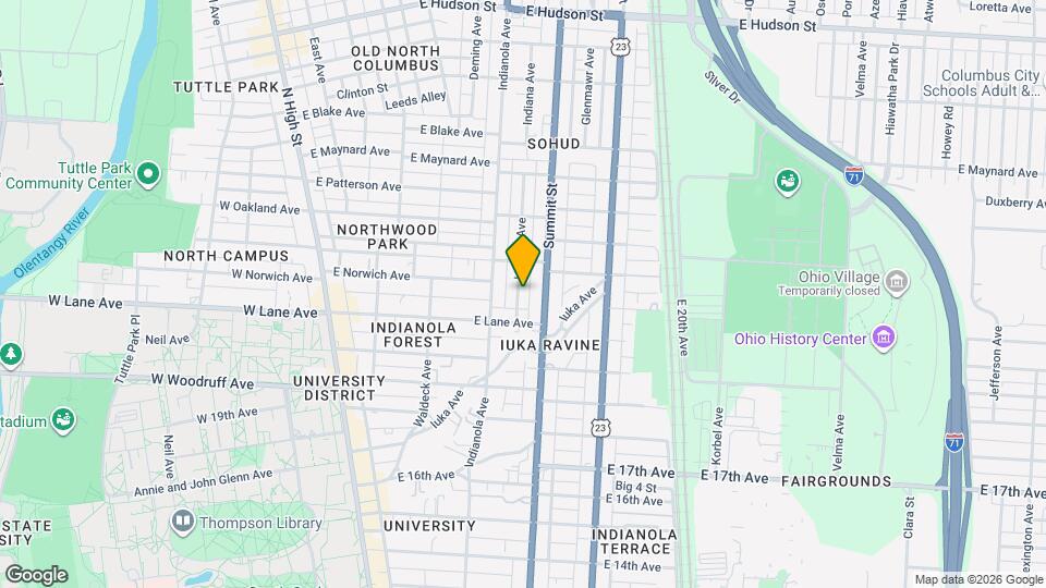 2118 Indiana Ave Map and Location Details