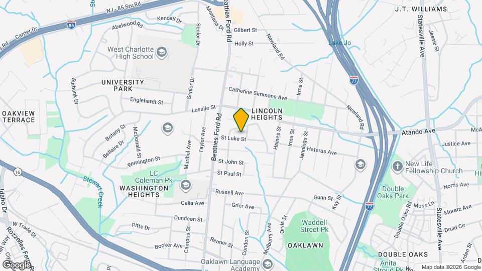 2014 St Luke St Mapa y Detalles de la Ubicación