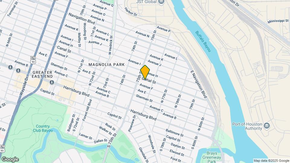 Emory at Canal Mapa y Detalles de la Ubicación