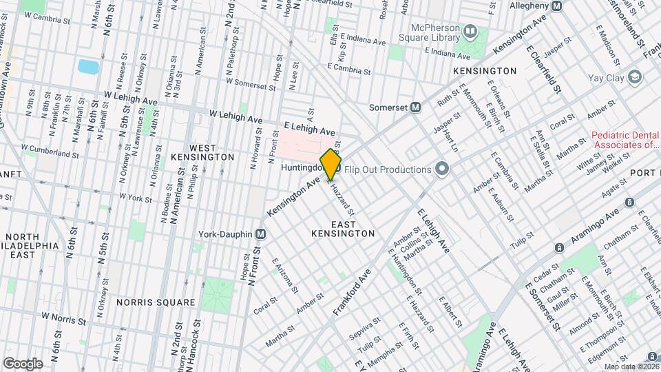 1828 E Hazzard St Mapa y Detalles de la Ubicación