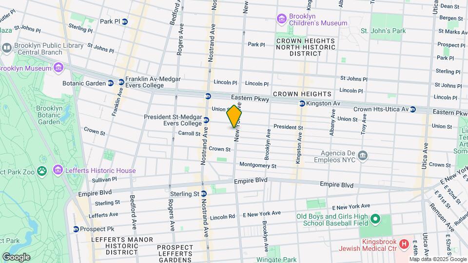 356 New York Ave-Unit -Garden Map and Location Details