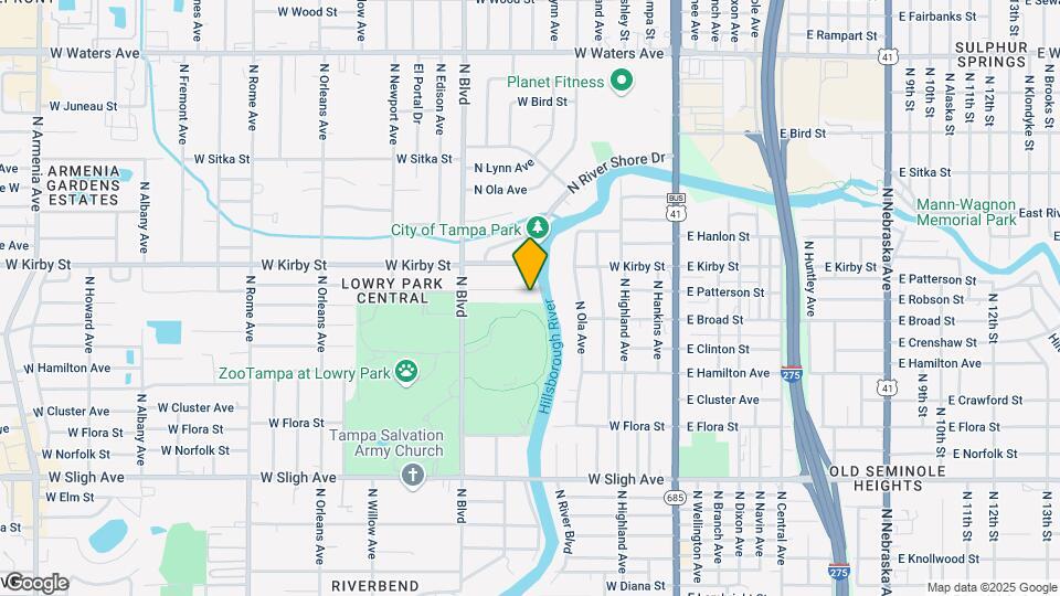 800 W Lowry Ln Map and Location Details