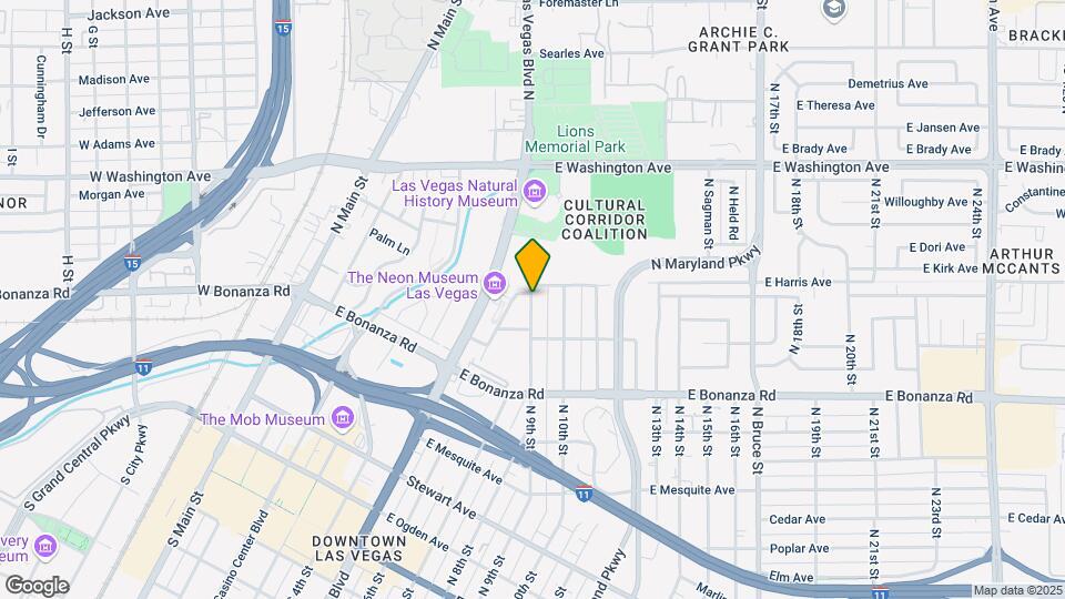 744 N 9th St Map and Location Details