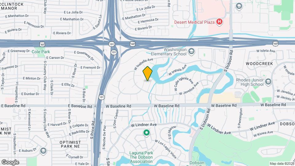 1840 S Las Palmas Cir Map and Location Details