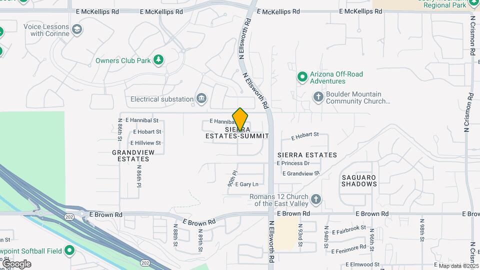 9053 E Hobart St Map and Location Details