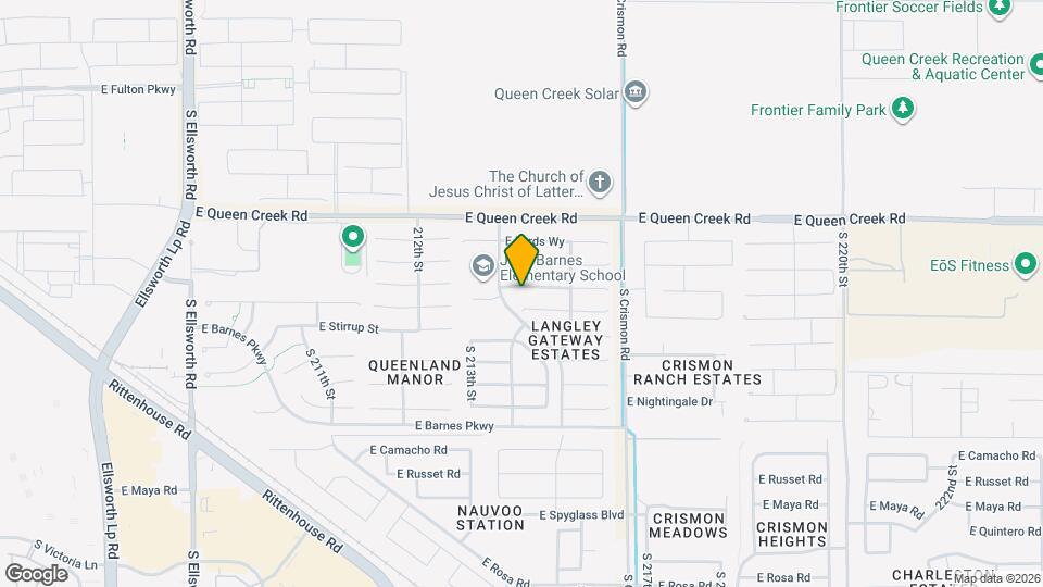 21429 E Bonanza Way Map and Location Details