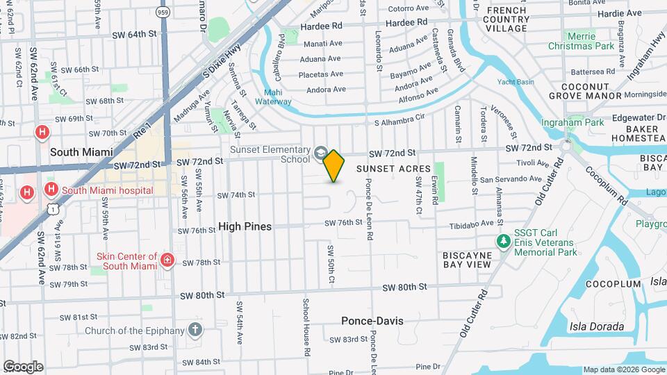 5000 SW 73rd Terrace Map and Location Details