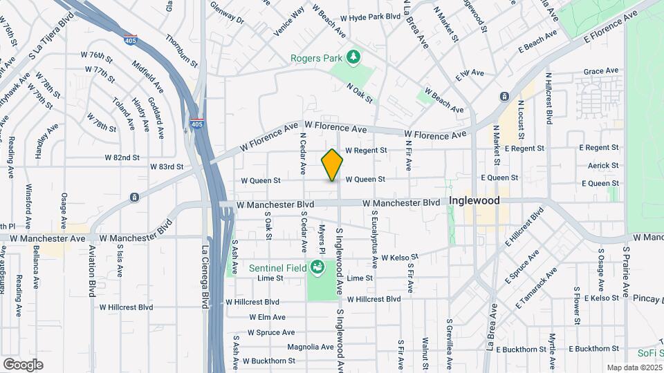408 W Queen St, Unit 109 Map and Location Details