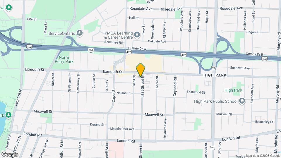 483 East Street N Map and Location Details