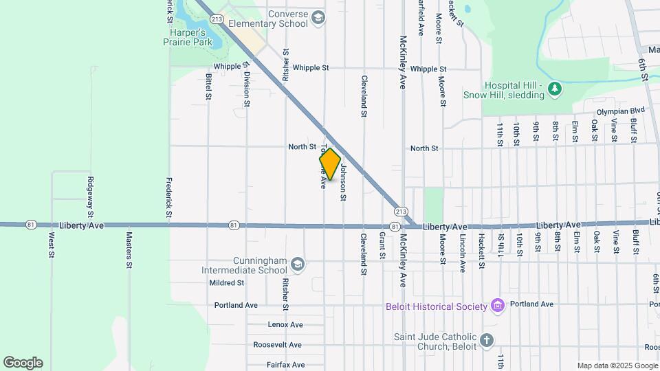 1201 Townline Ave Map and Location Details