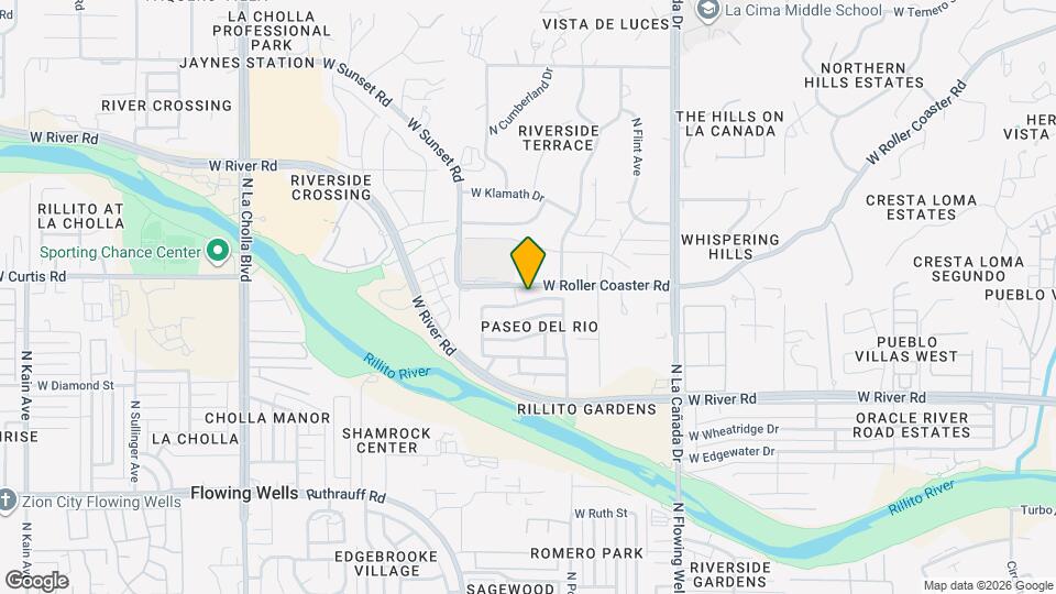 1628 W Gentle Brook Trail Map and Location Details