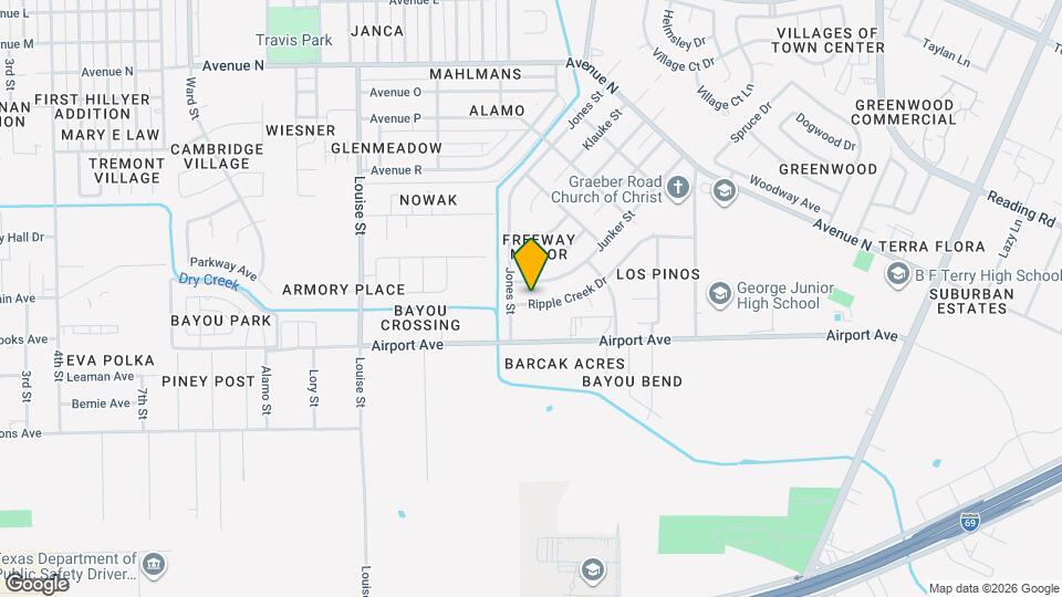 2220 Ripple Creek Dr Map and Location Details