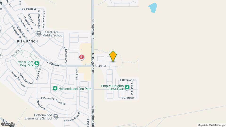 10483 E Rita Ranch Crossing Cir Mapa y Detalles de la Ubicación
