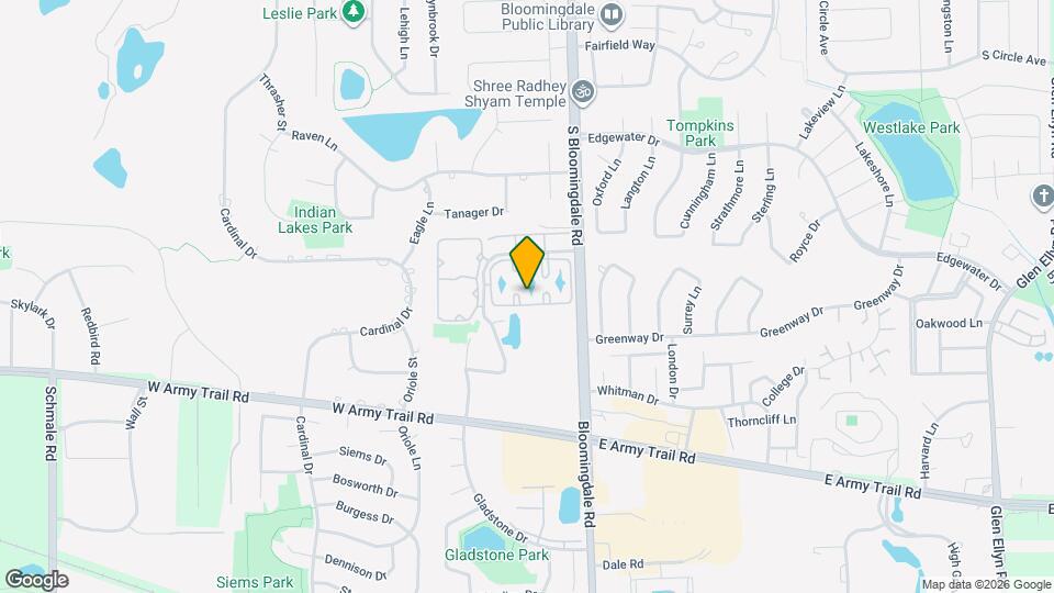 174 S Waters Edge Dr Map and Location Details