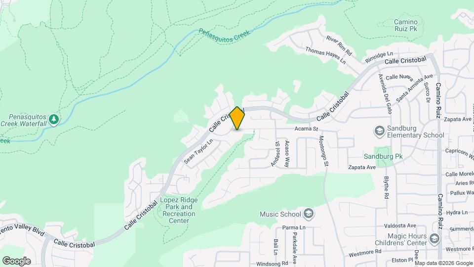 11525 Caminito La Bar Map and Location Details