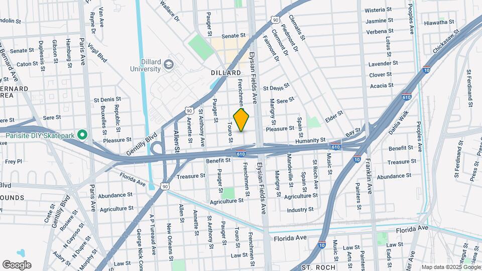 3326 Frenchmen St Map and Location Details