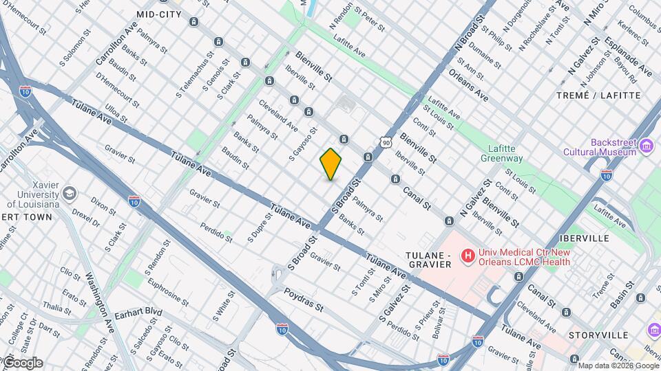 2736 Palmyra St Map and Location Details