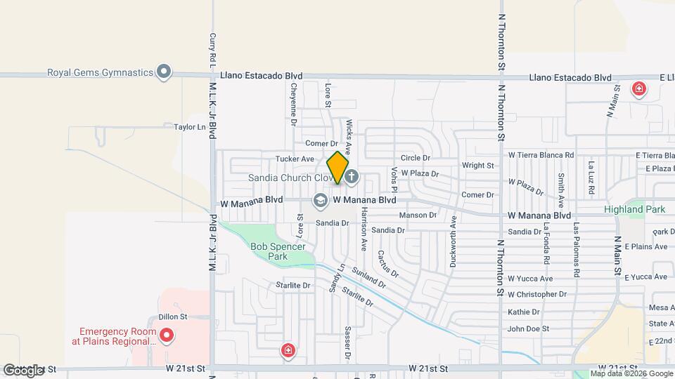 1204 W Manana Blvd Mapa y Detalles de la Ubicación