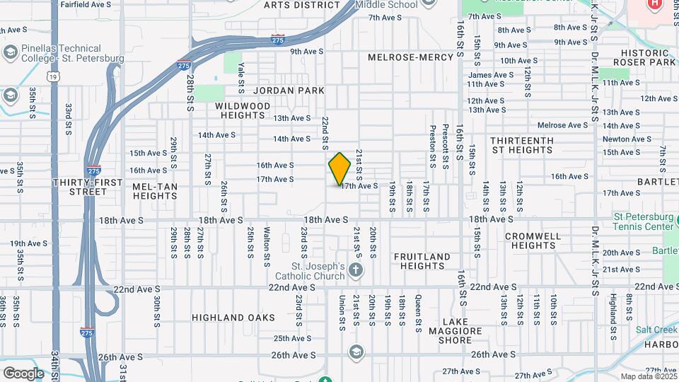 2166 17th Ave S Map and Location Details