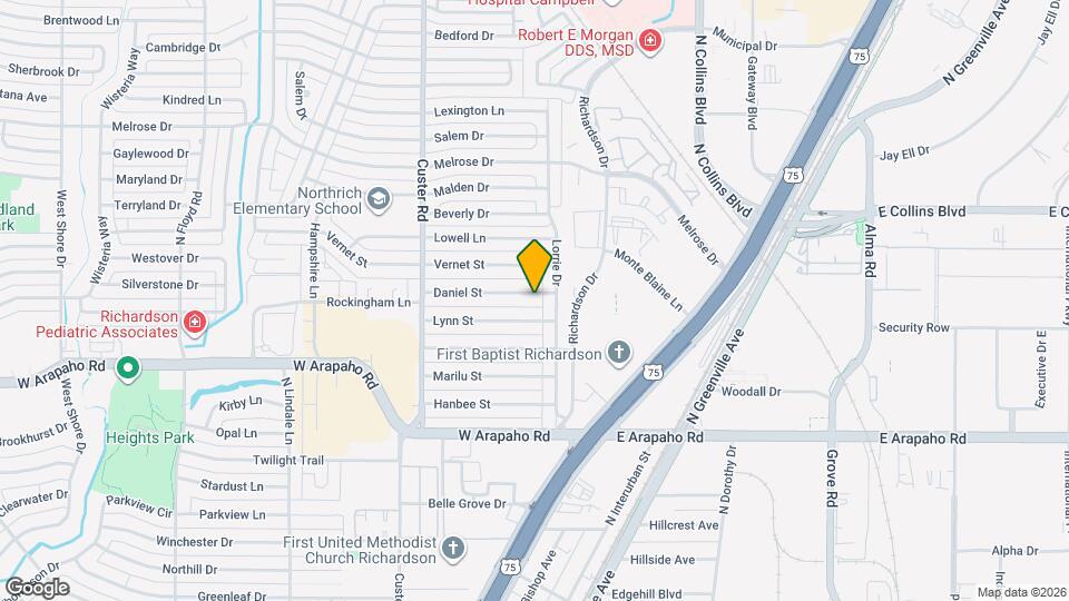 407 Daniel St Map and Location Details