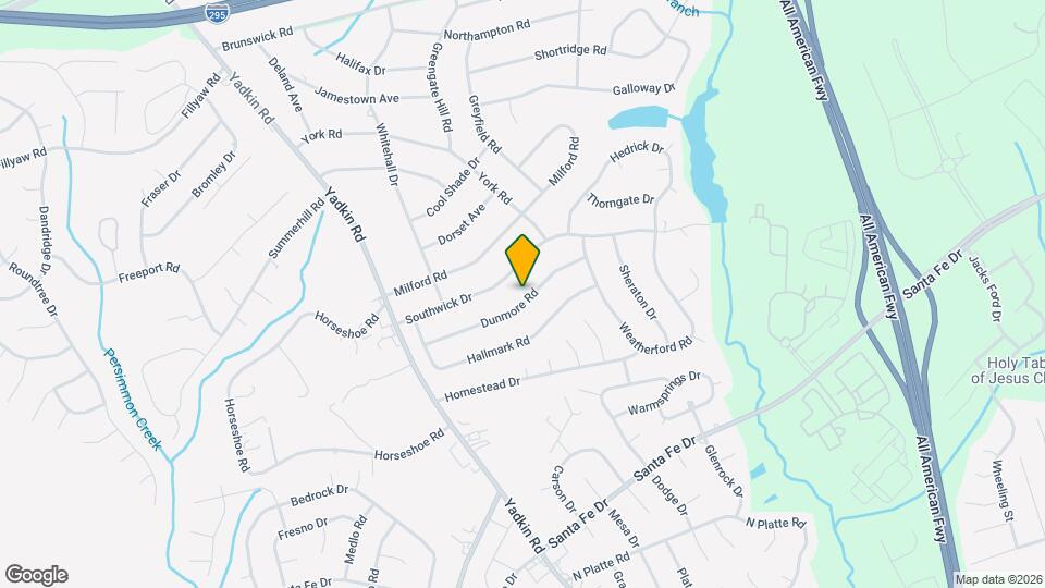 425 Dunmore Rd Map and Location Details
