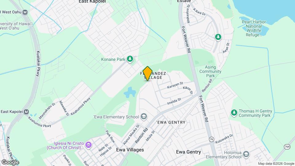 91-1350-1350 Kilipue St Map and Location Details