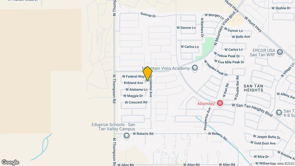 33343 N Mildred Ln Mapa y Detalles de la Ubicación