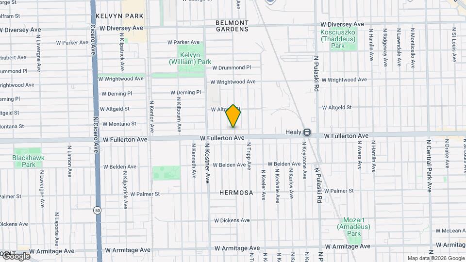 2410 N Kildare Ave Mapa y Detalles de la Ubicación
