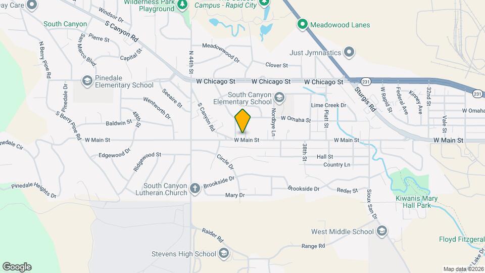 409 41st St Map and Location Details