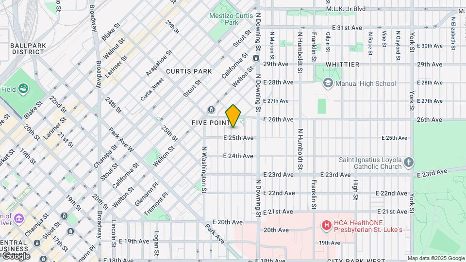 2520 Emerson St Map and Location Details