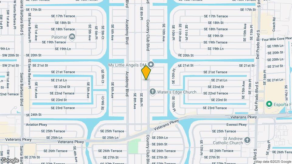 2134 Country Club Blvd Map and Location Details