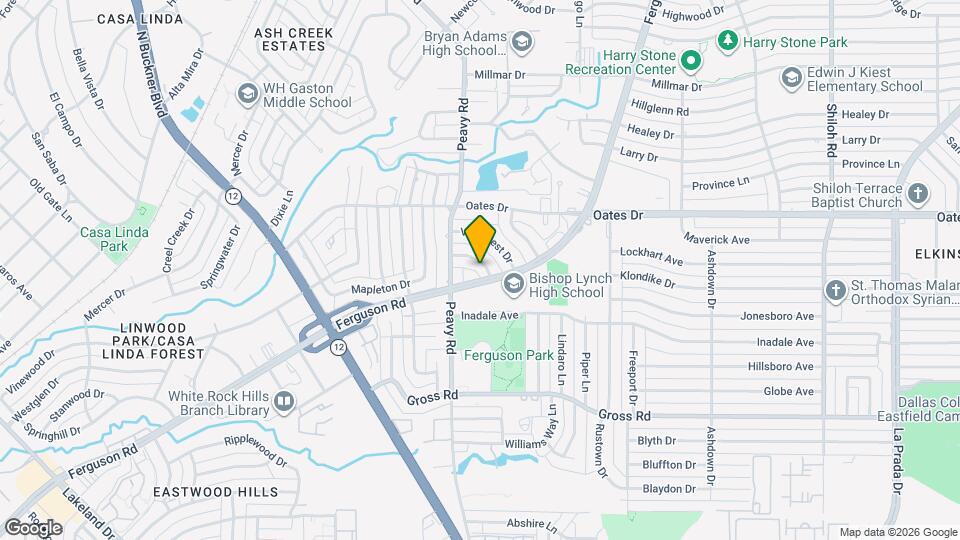 1848 Swan Dr Map and Location Details