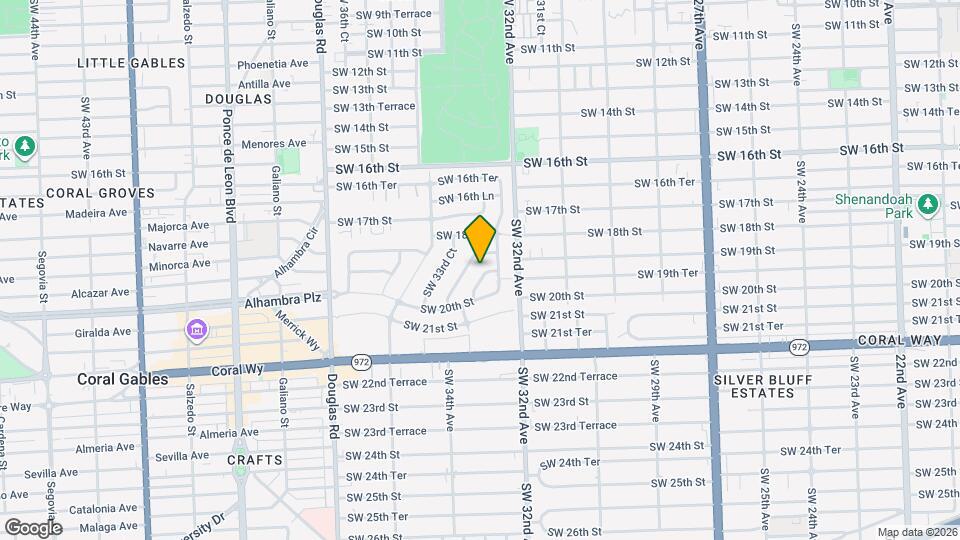 1920 SW 32nd Pl Mapa y Detalles de la Ubicación