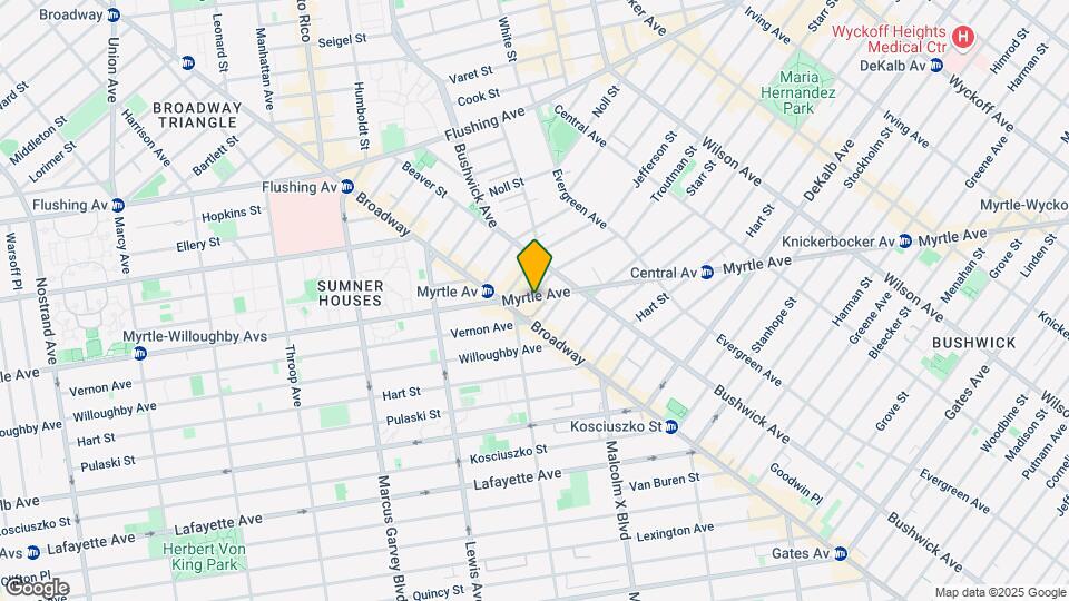 1152 Myrtle Ave Mapa y Detalles de la Ubicación