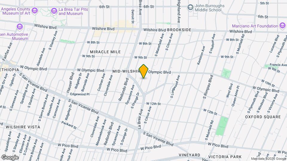 1032 S Orange Dr Map and Location Details