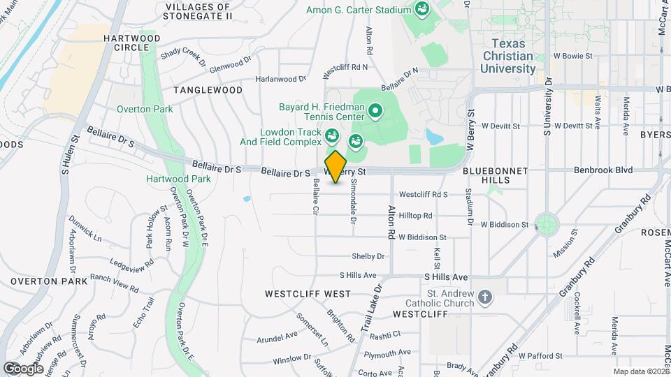 3726 Westcliff Rd S Map and Location Details