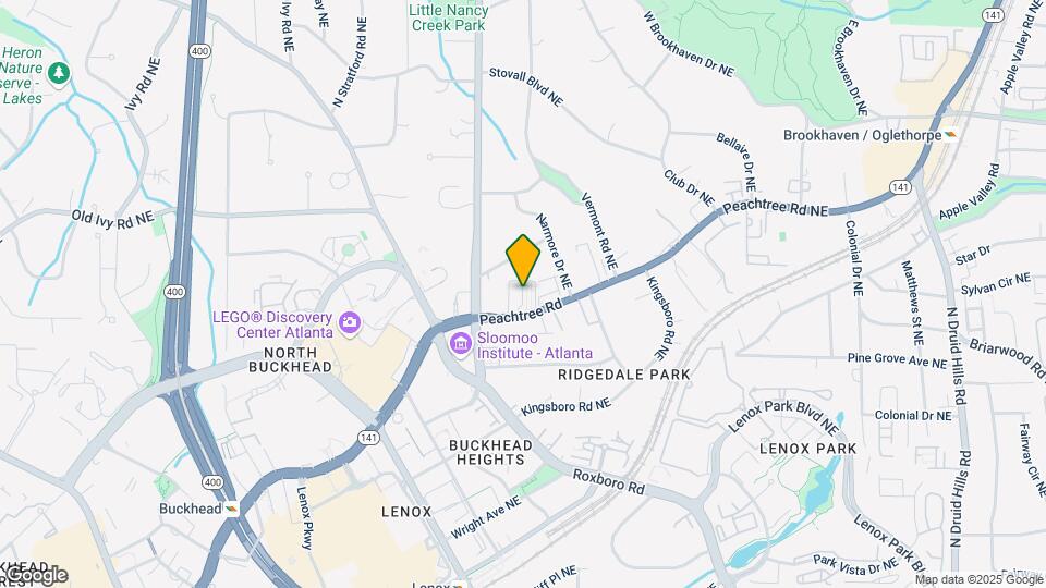 3660 Peachtree Rd Mapa y Detalles de la Ubicación