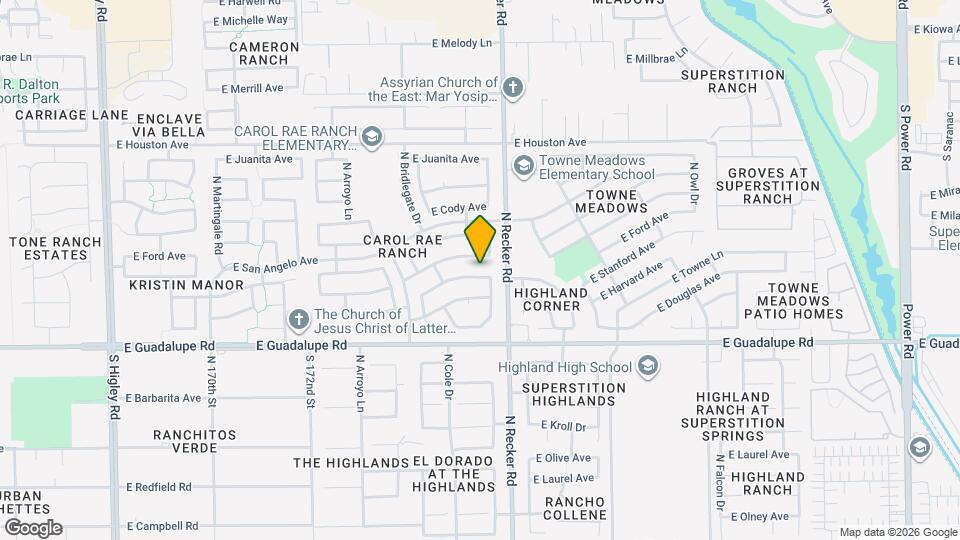 3948 E Stanford Ave Map and Location Details