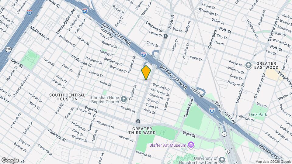 3468 Bremond St Map and Location Details